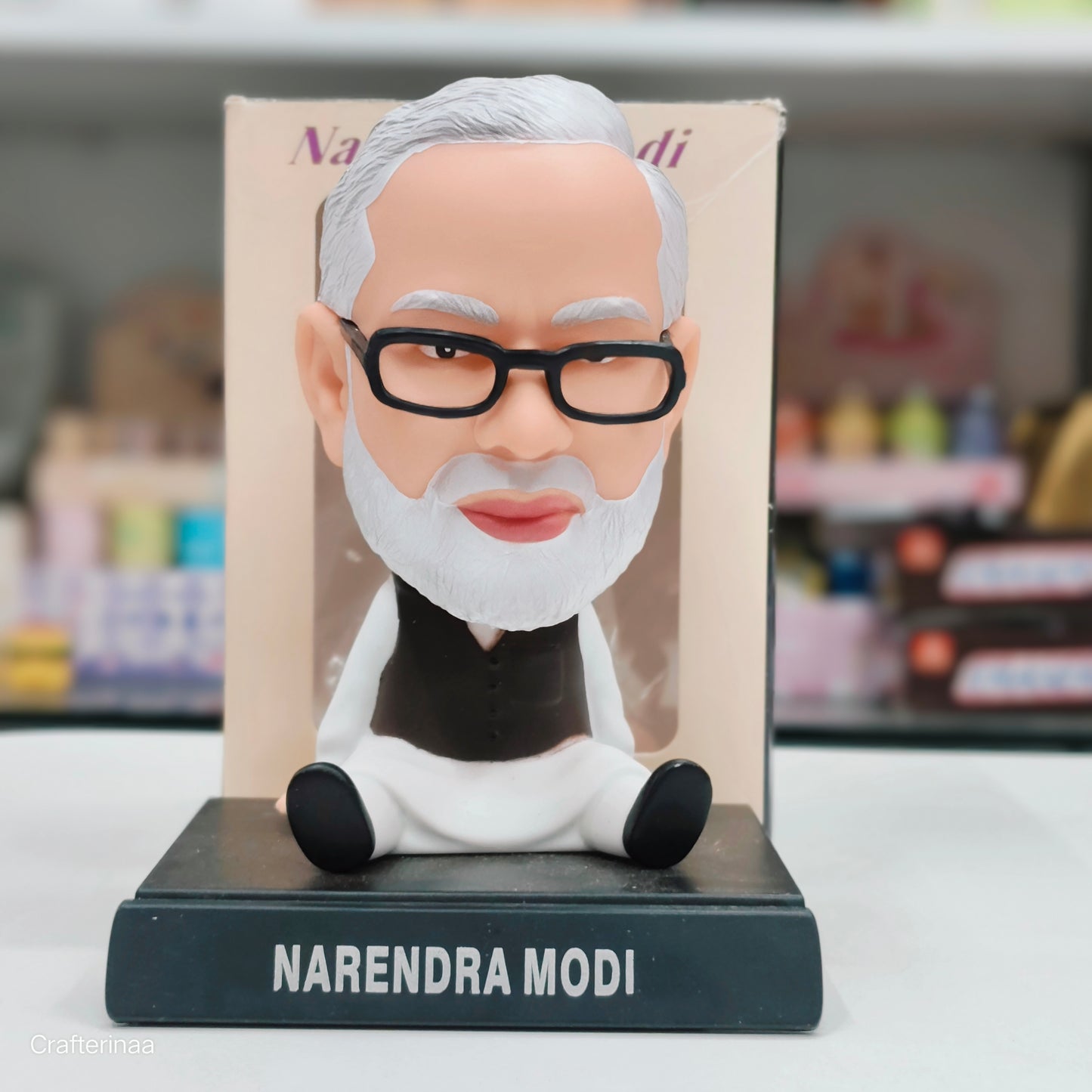 Bobblehead Car Dashboard Doll | Cute Figurine for Car & Home Décor