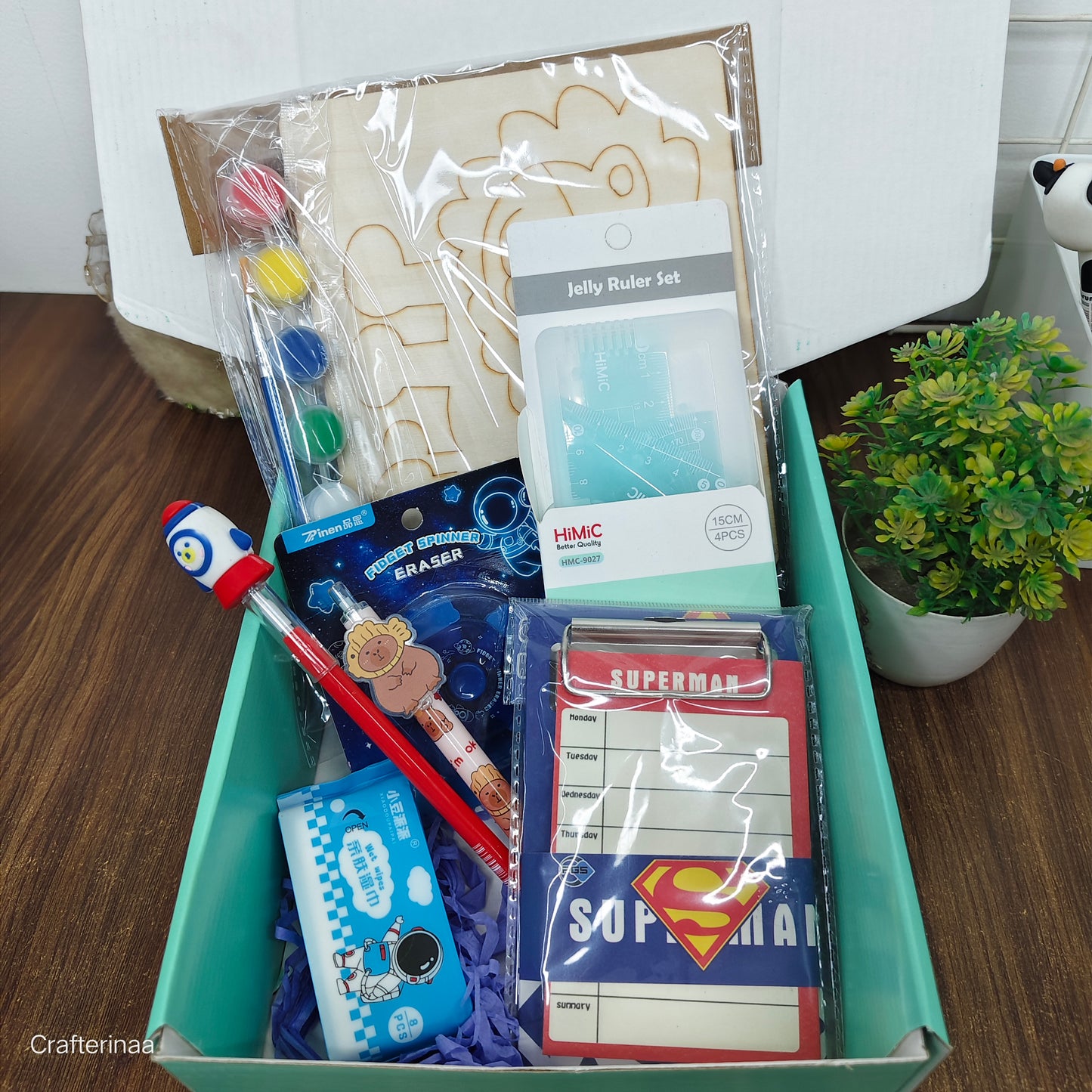 Boys Back to School Hamper – Art & Stationery Set