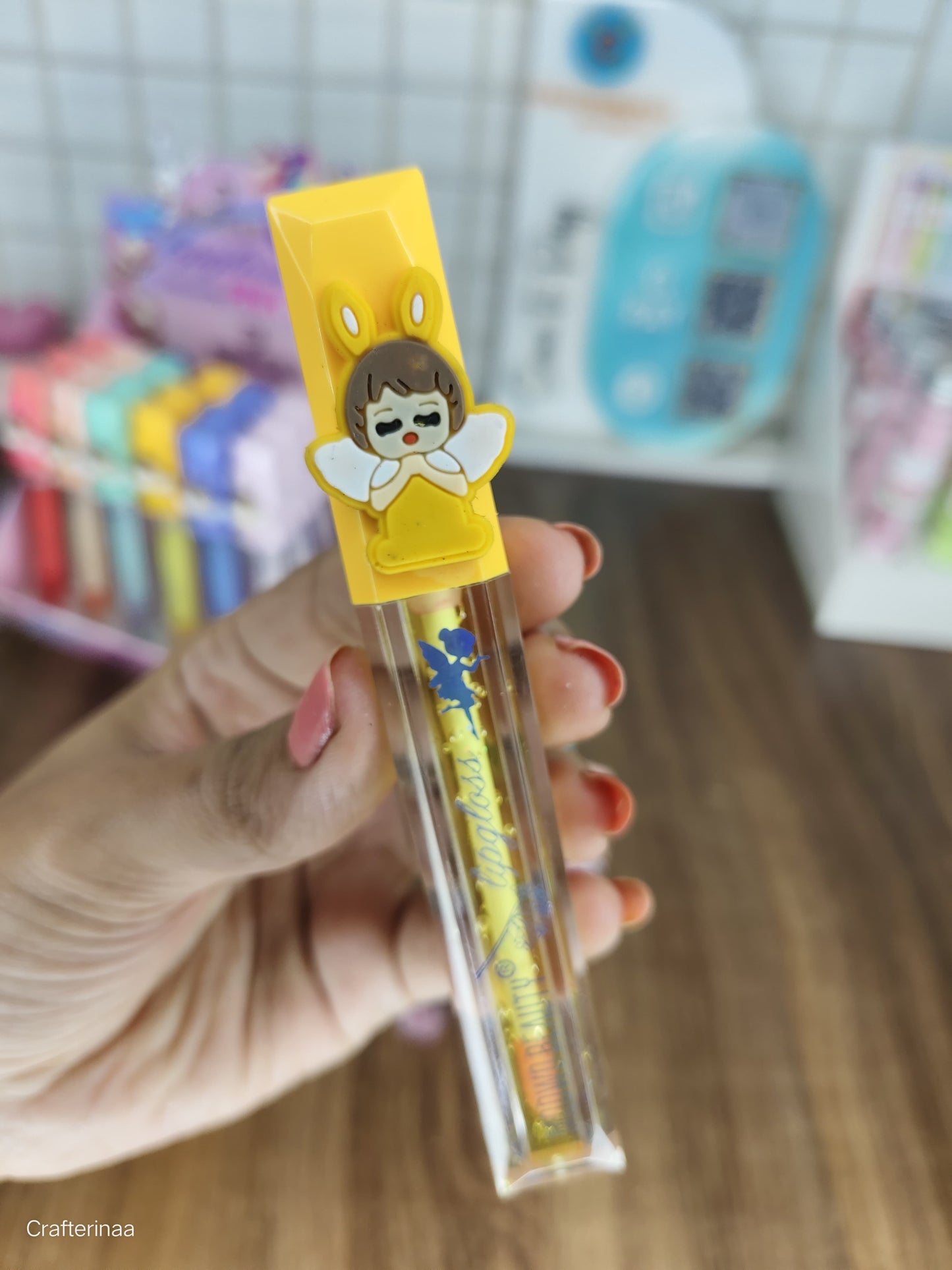 Angel Cartoon Lip Gloss for Girls | Cute Moisturising Lip Gloss