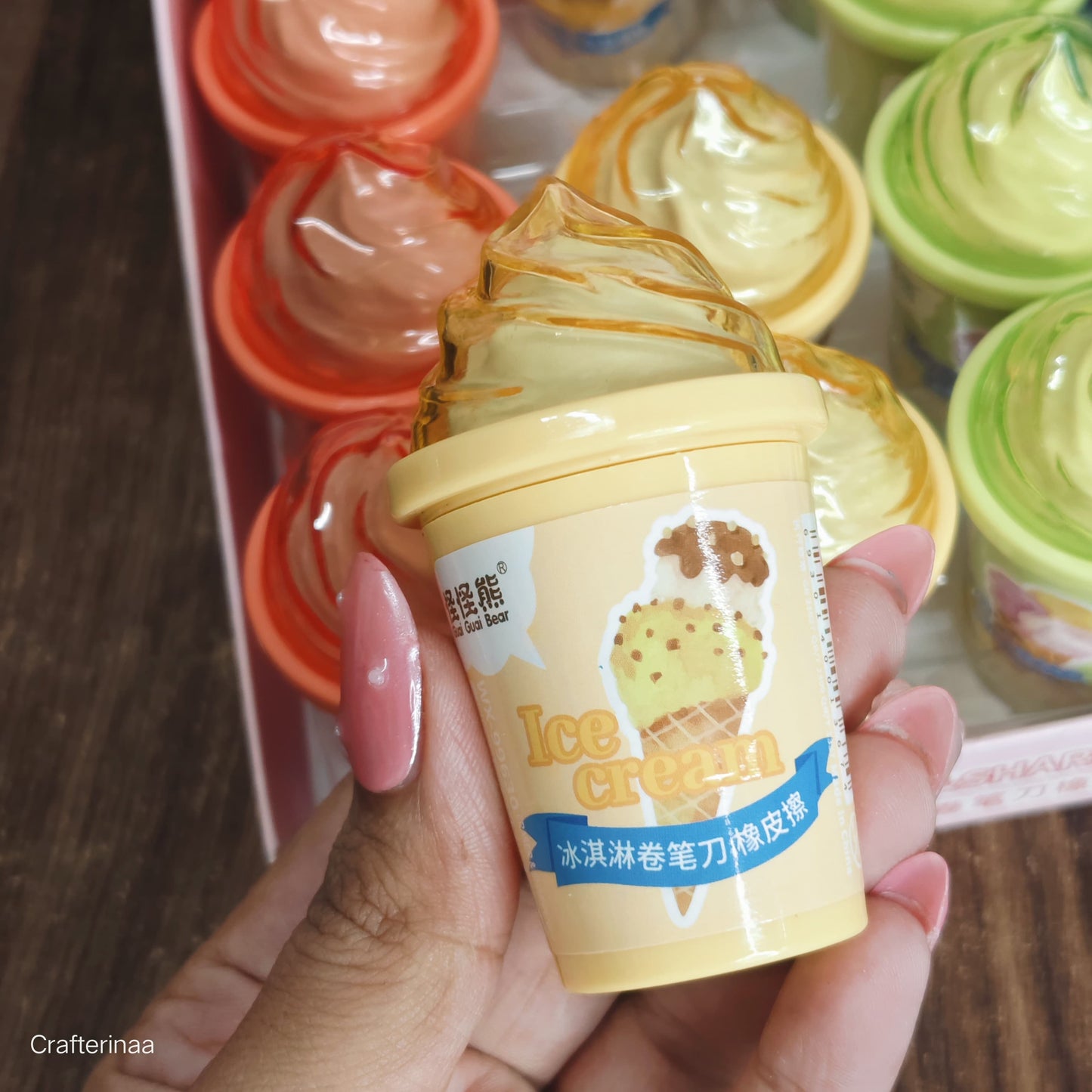 Ice Cream Eraser and Sharpener Combo – Cute Stationery