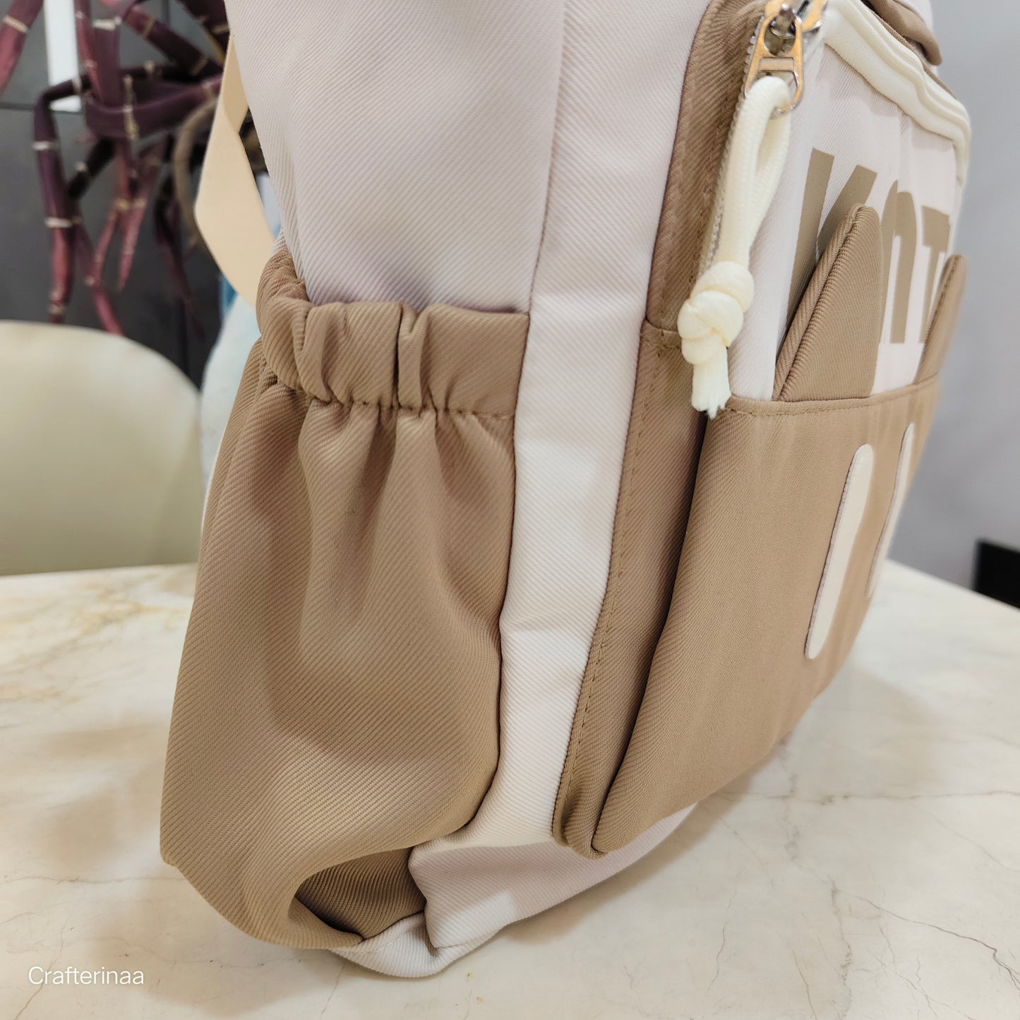 Cute Cartoon Bear Tote Backpack β Multi-Pocket college/School & Travel Bag