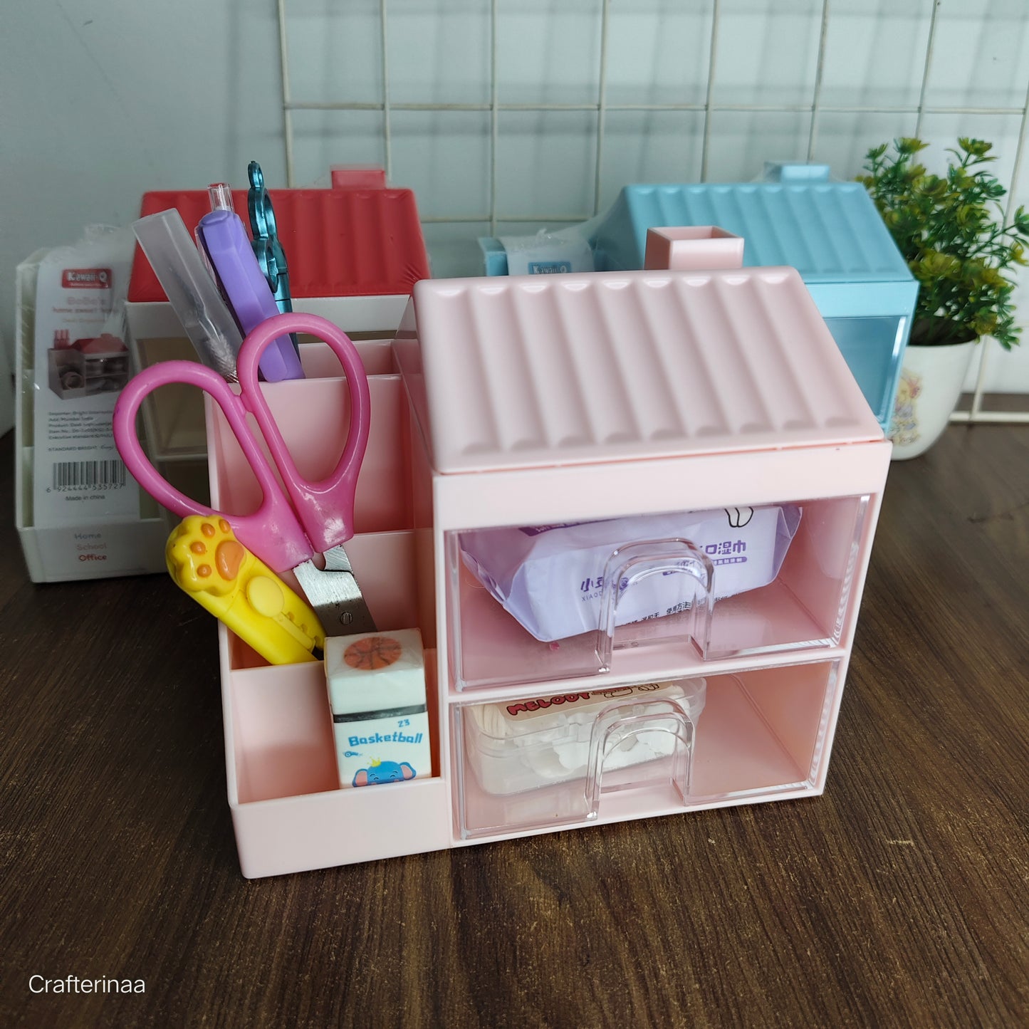 Mini Drawer Storage Box – Aesthetic Desk Organizer for Home, School & Office