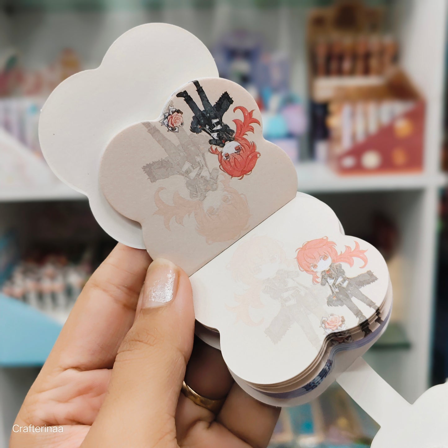 DIY Kawaii Mini Diary Gift Set with Cartoon-Themed Printed Papers