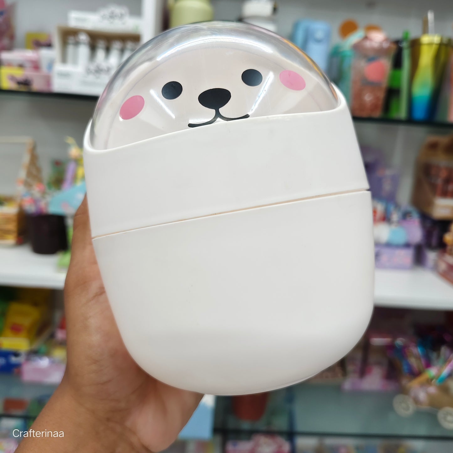 Cute Cartoon Animal Bowl with Lid | Multipurpose Food Storage & Snack Bowl