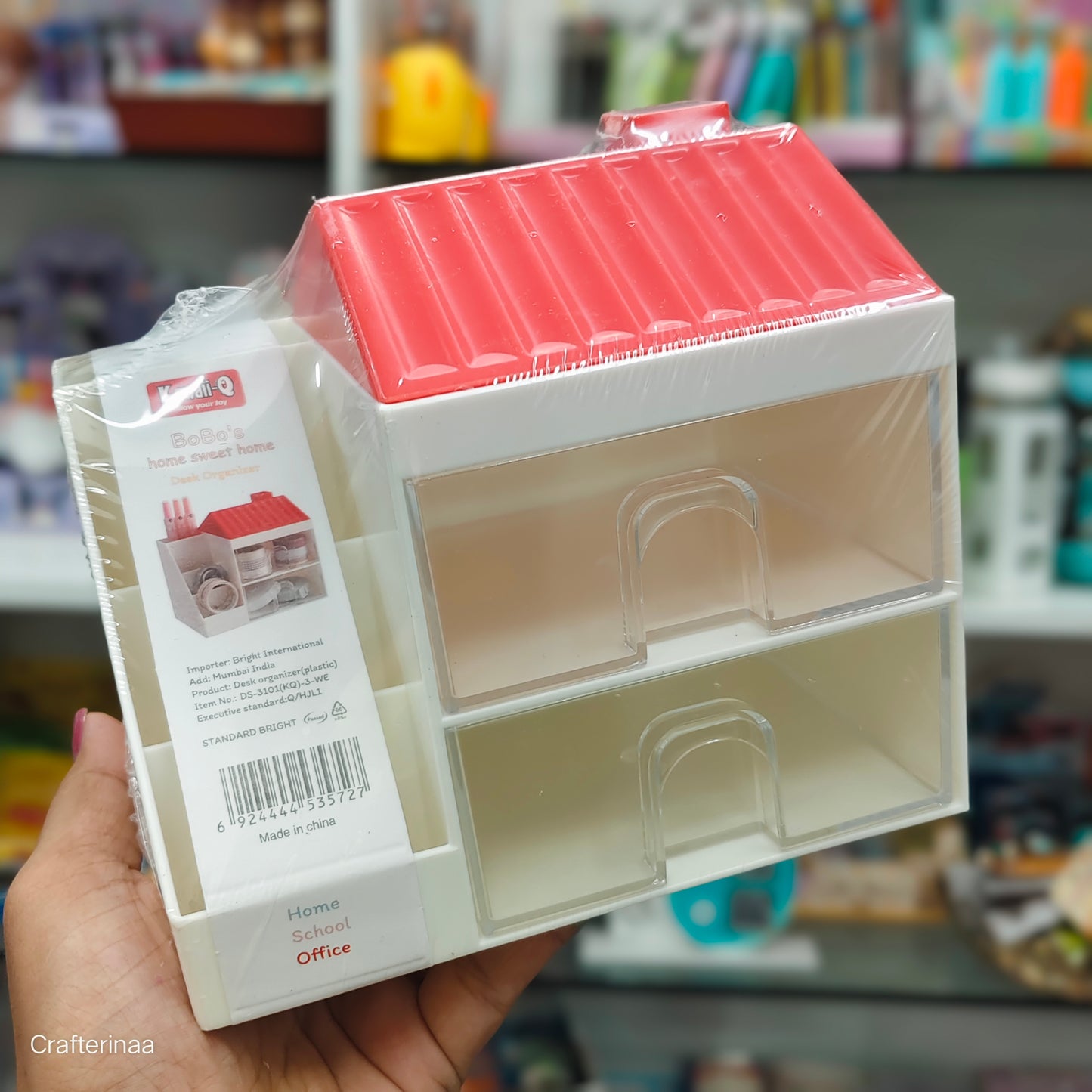 Mini Drawer Storage Box – Aesthetic Desk Organizer for Home, School & Office