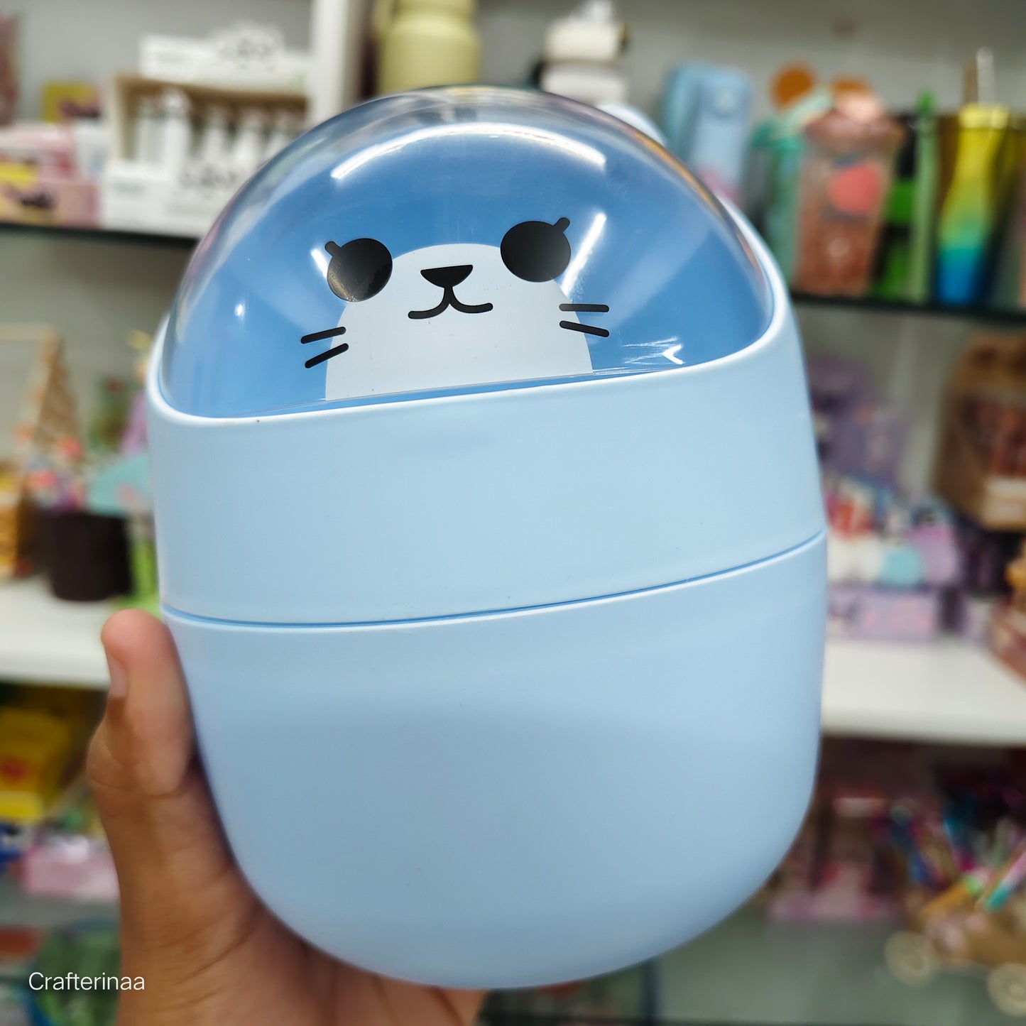 Cute Cartoon Animal Bowl with Lid | Multipurpose Food Storage & Snack Bowl