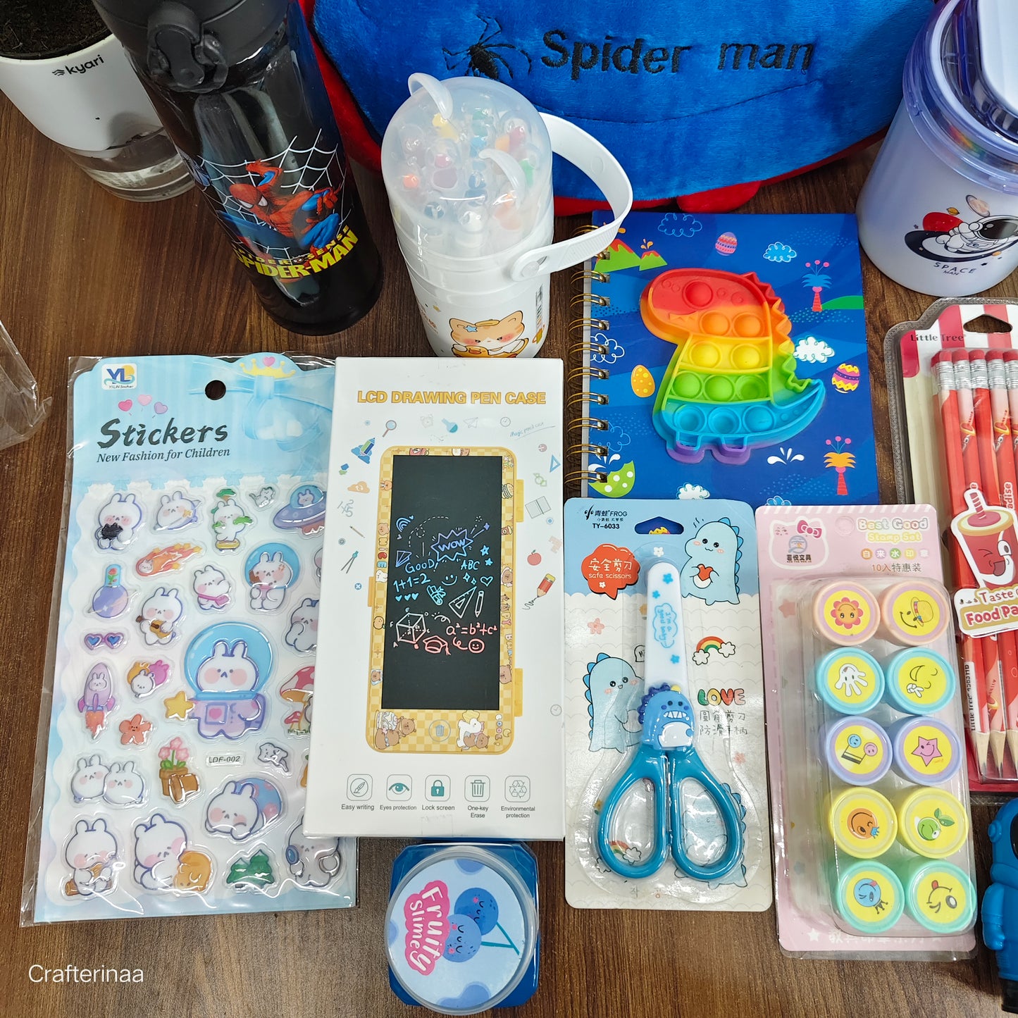 Spider-Man Kids Hamper – Backpack, Bottle, Stationery & Toys Gift Set