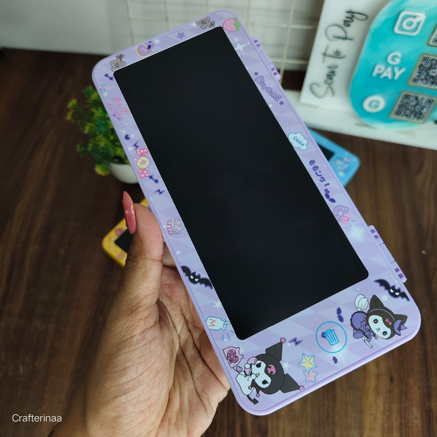 Kids LCD Writing Pad – Digital Reusable Drawing Board with Cute Character Design