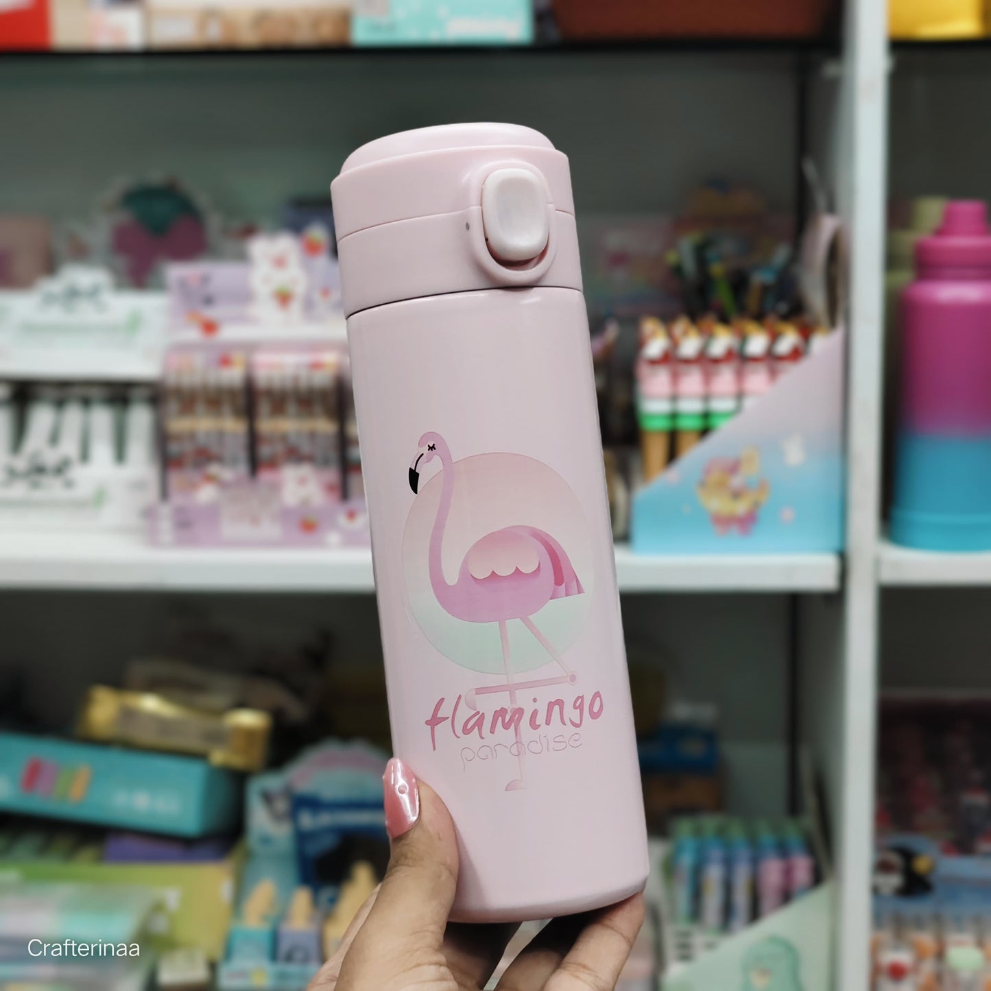 Stainless Steel Water Bottle – Cute Thermos Flask for Kids & Adults