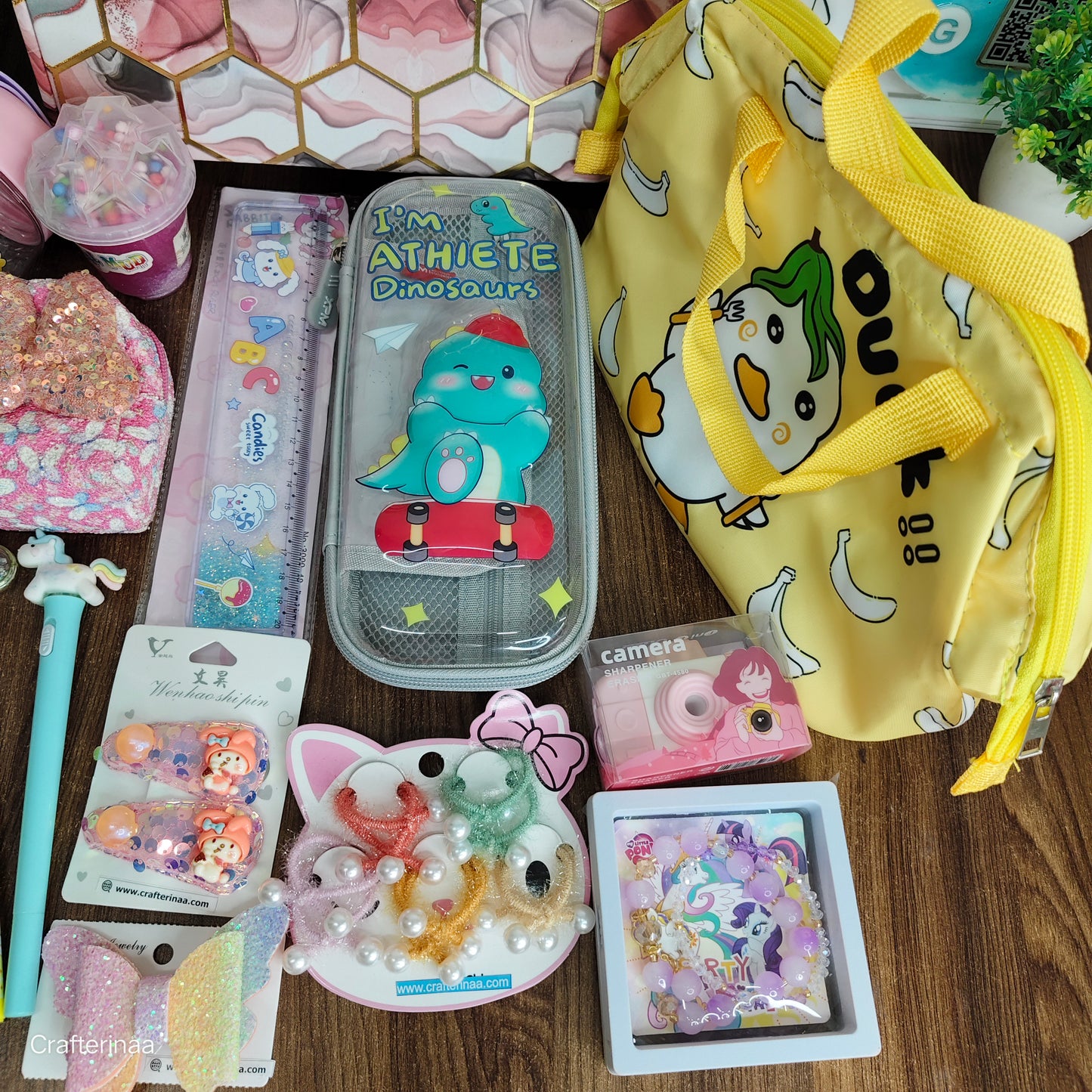 All-in-One Stationery & Accessories Hamper | Quirky School, Desk & Lifestyle Essentials