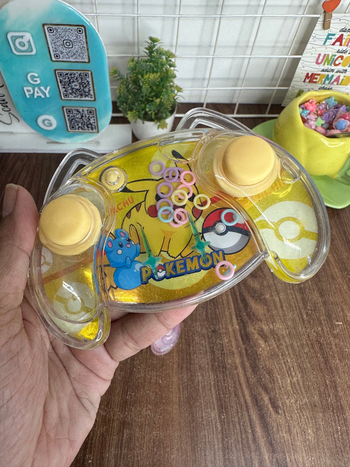 Pokemon Water Ring Toss Handheld Game | Screen-Free Fidget & Travel Toy for Kids