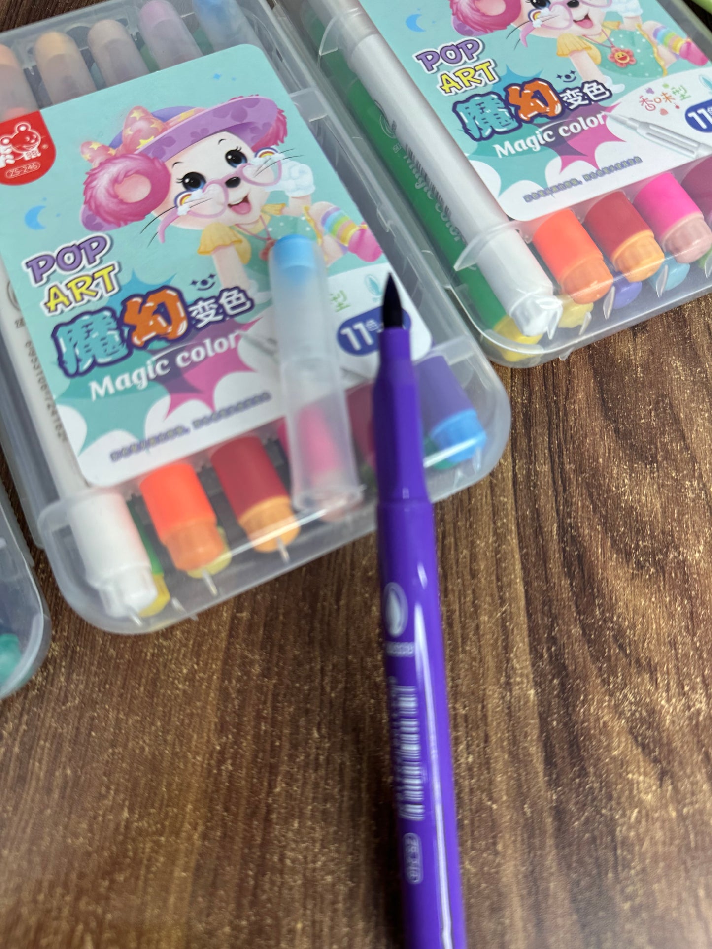 11+1 Magic Colour Marker Pen Set | Colour Changing Washable Sketch Pens for Kids