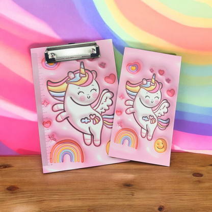 Kawaii notepad| CLOUD KUROMI Cute Hardboard And notepad Set