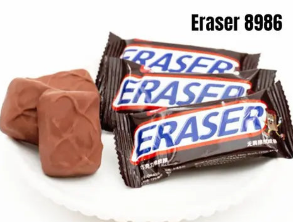 "Novelty Chocolate Bar Erasers – Perfect for Kids' Return Gifts & Pencil Cases"