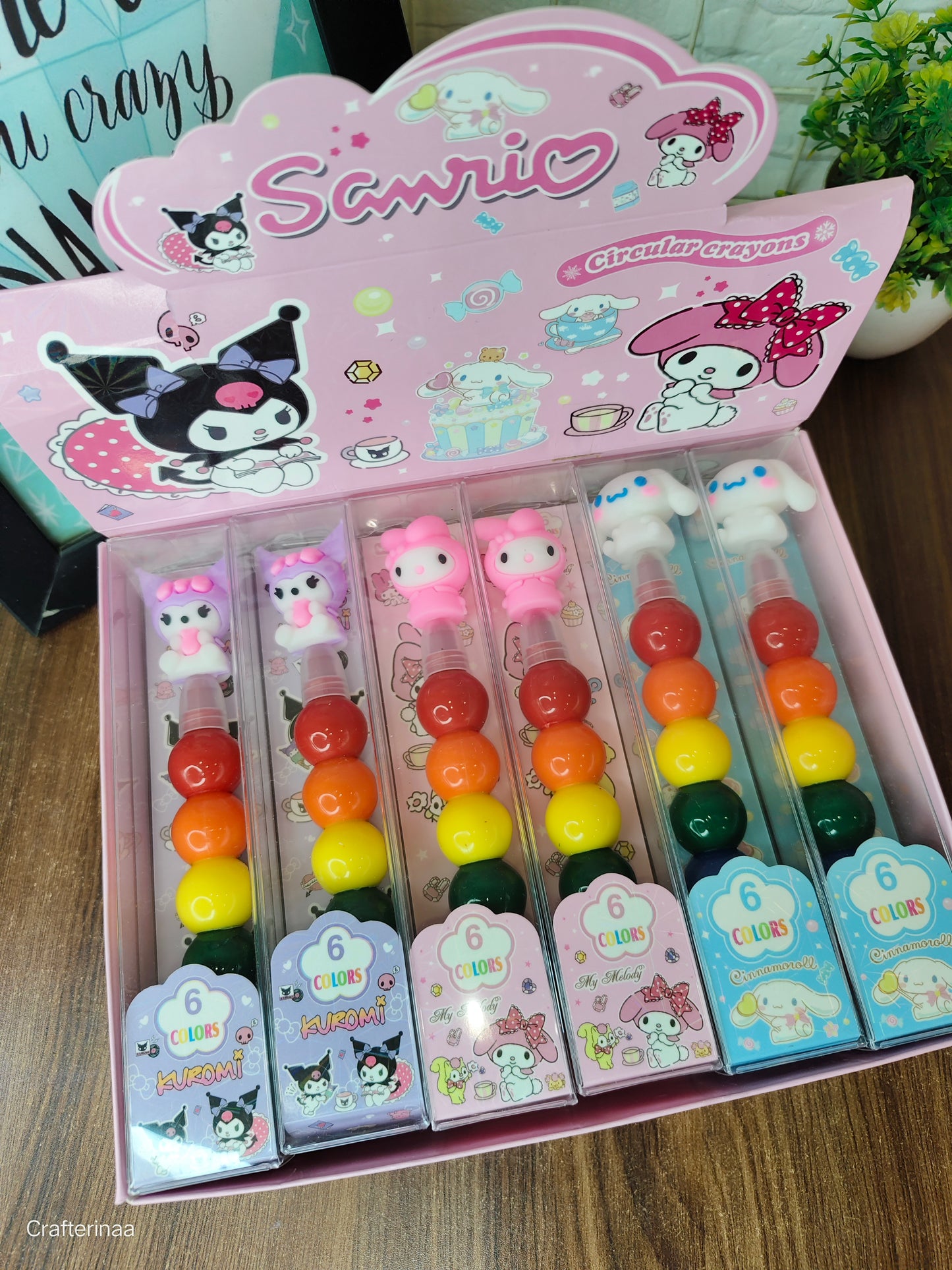 Kawaii crayons