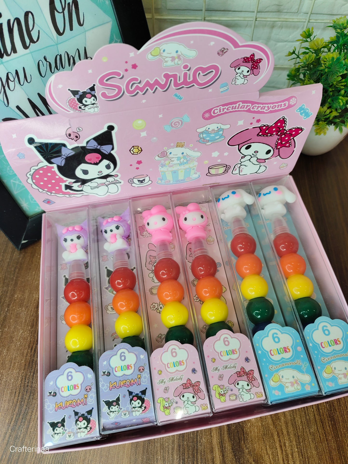 Kawaii crayons