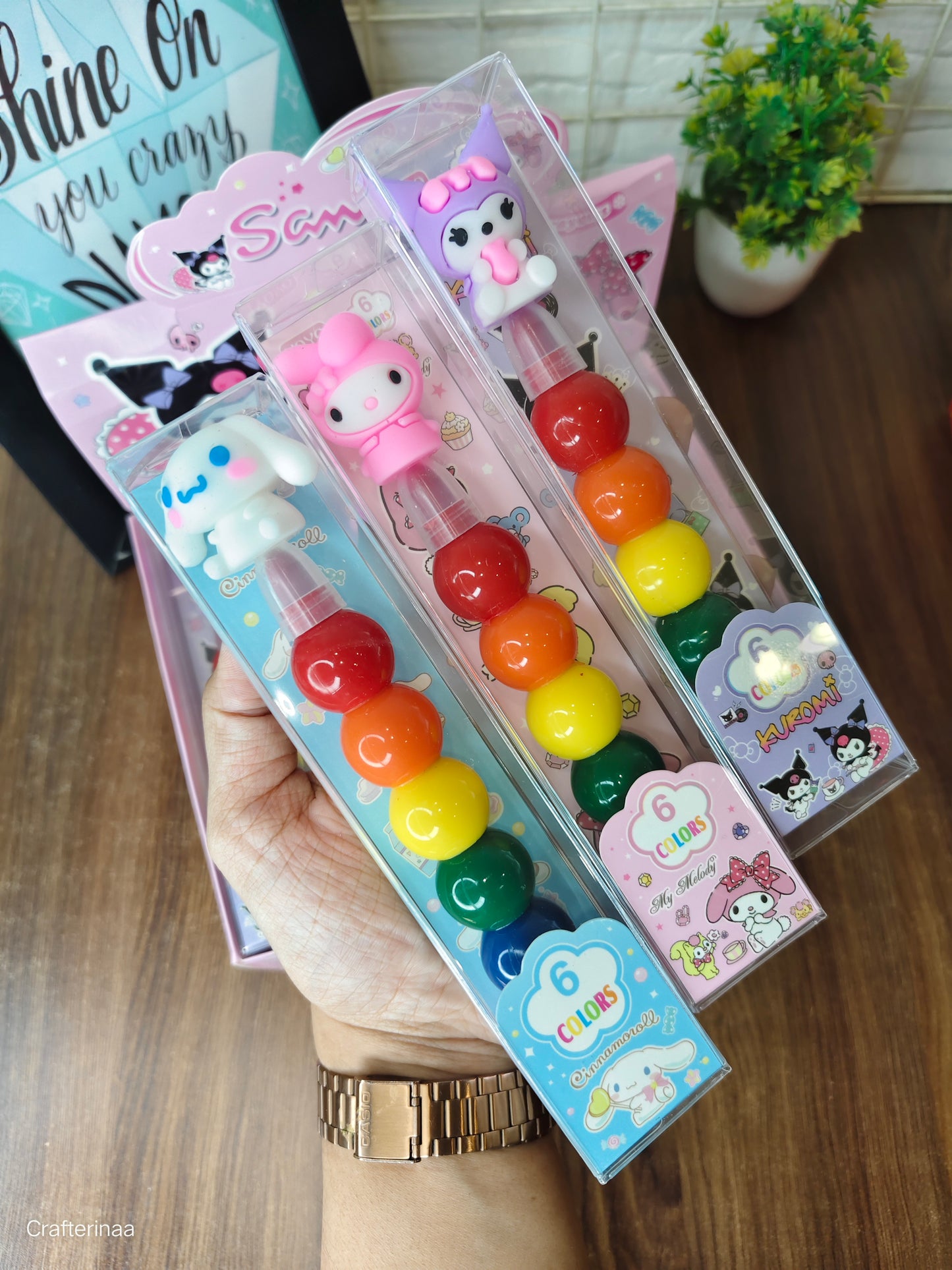 Kawaii crayons