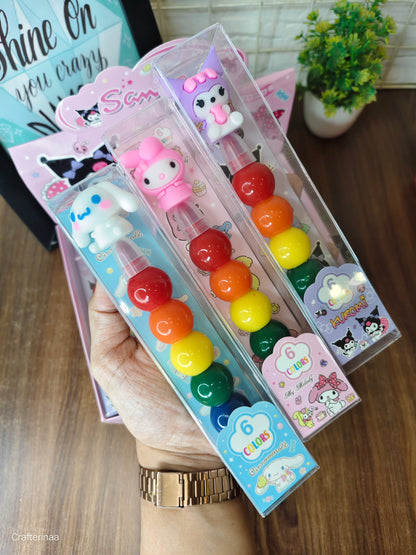 Kawaii crayons