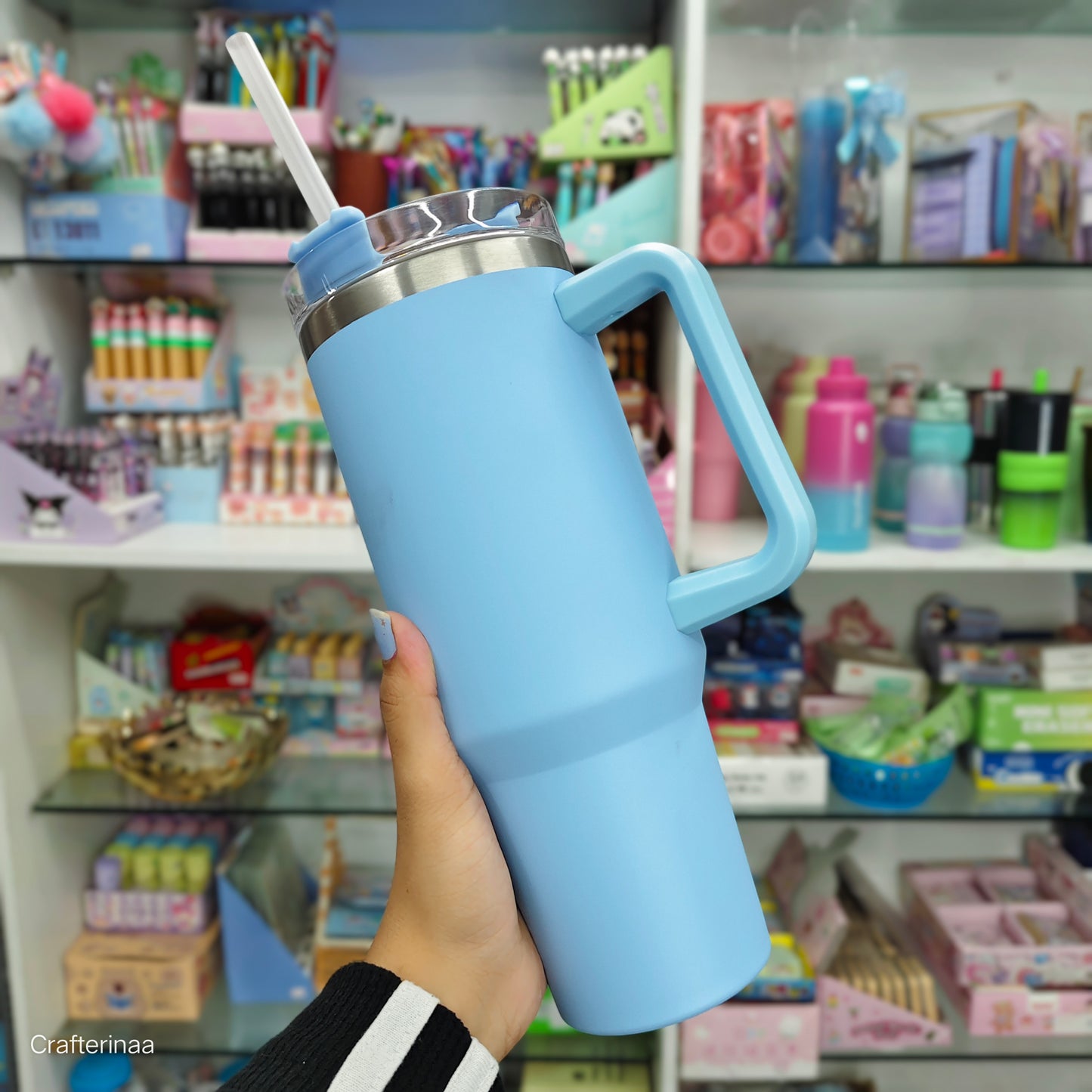 Stainless steel flask/ sippers with straw 1200 ML capacity| premium quality