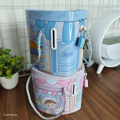 Kawaii confetti moneybanks and storage box