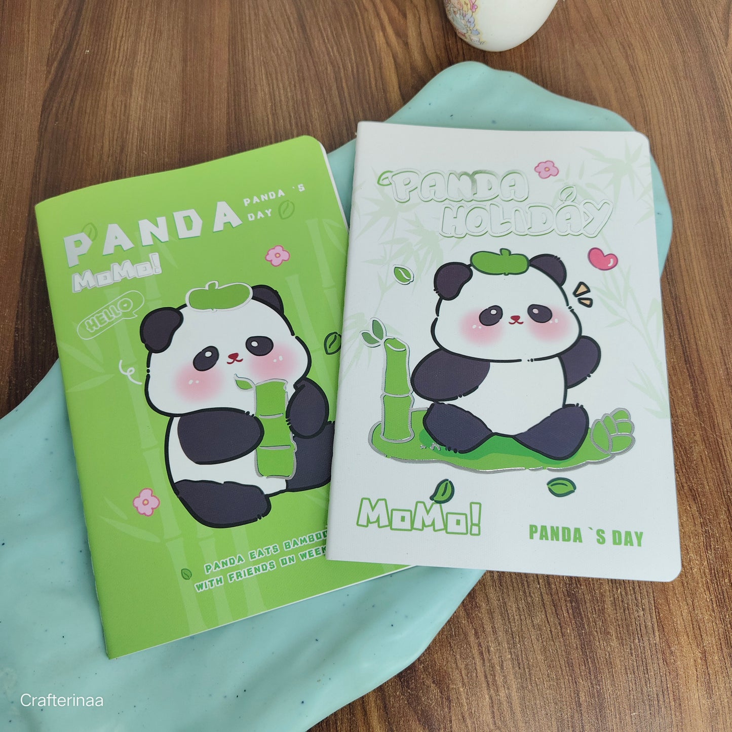 Cute panda Notebooks | panda diary ruled sheets