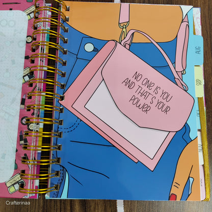 “Girl Boss planner Set – 2025/2026 Calendar, Notebooks, Planner, Bookmark & More | Motivational Desk Set for Women & Girls”