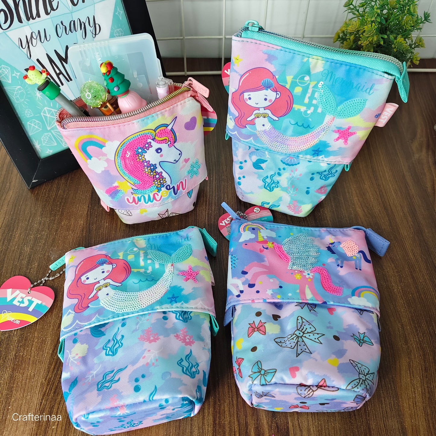 Premium Quality Shrink & Stretch Stationery Pouch for Kids