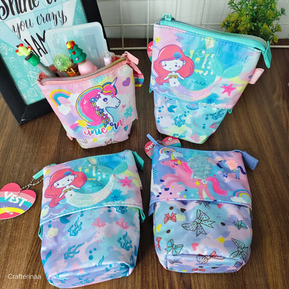 Premium Quality Shrink & Stretch Stationery Pouch for Kids