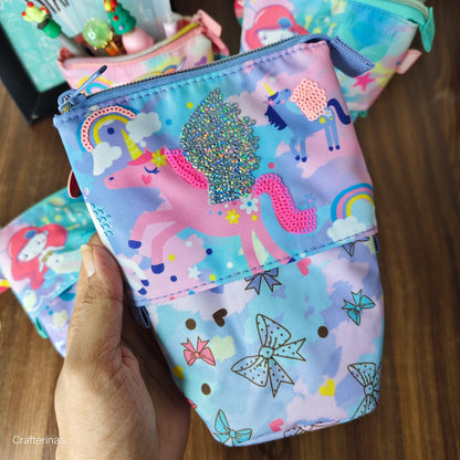 Premium Quality Shrink & Stretch Stationery Pouch for Kids