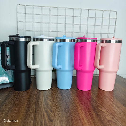 Stainless steel 1200ML Tumbler for Gym Vacuum Insulated| Hot and Cold Stainless Steel Tumbler with Lid and Straw, Leak Proof Thermo Tumblers