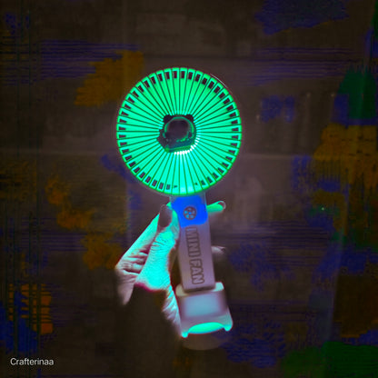 Panda 3 gear light fan| panda hand fan for traveling