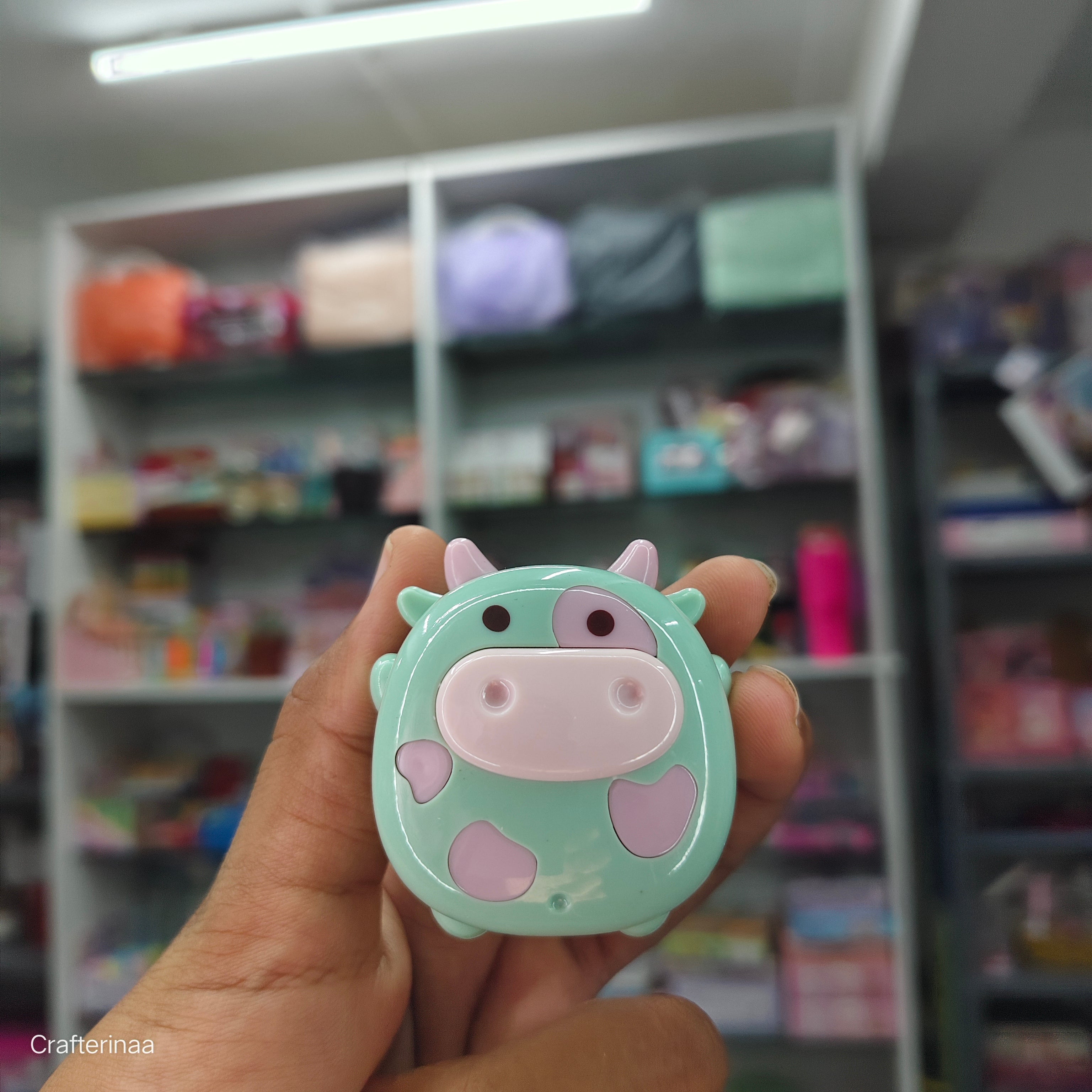 Cute Cow Shape Pencil Sharpener | Kawaii Cartoon Sharpener for Kids ...