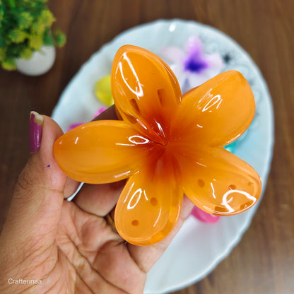 Multicolor Flower Clutcher Clips for Daily Hair Styling