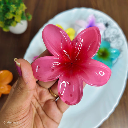 Multicolor Flower Clutcher Clips for Daily Hair Styling