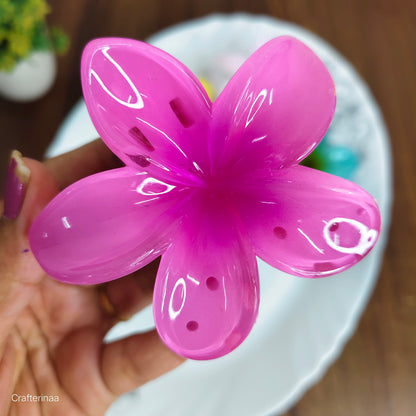 Multicolor Flower Clutcher Clips for Daily Hair Styling
