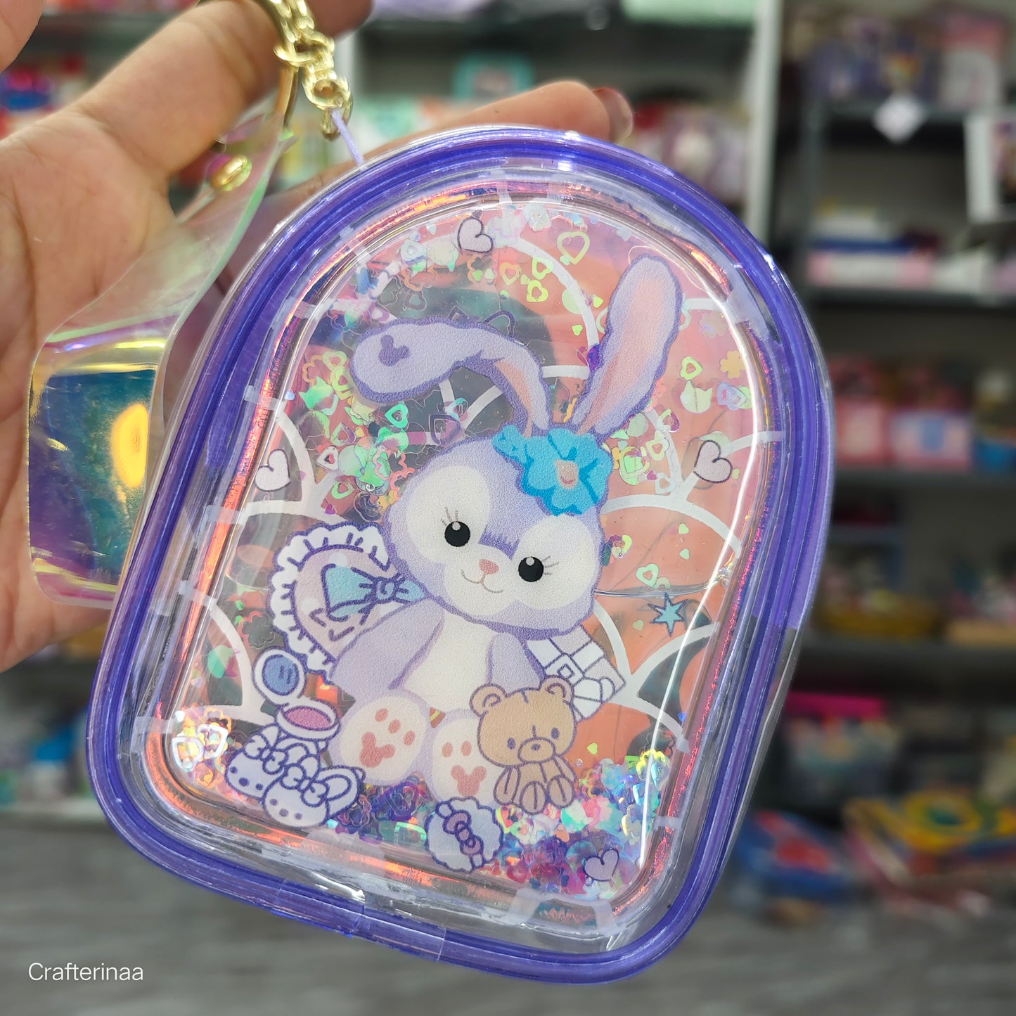 “Adorable Glitter Coin Pouches – Cartoon Design Zip Wallets for Girls | Small Pouches Pack”