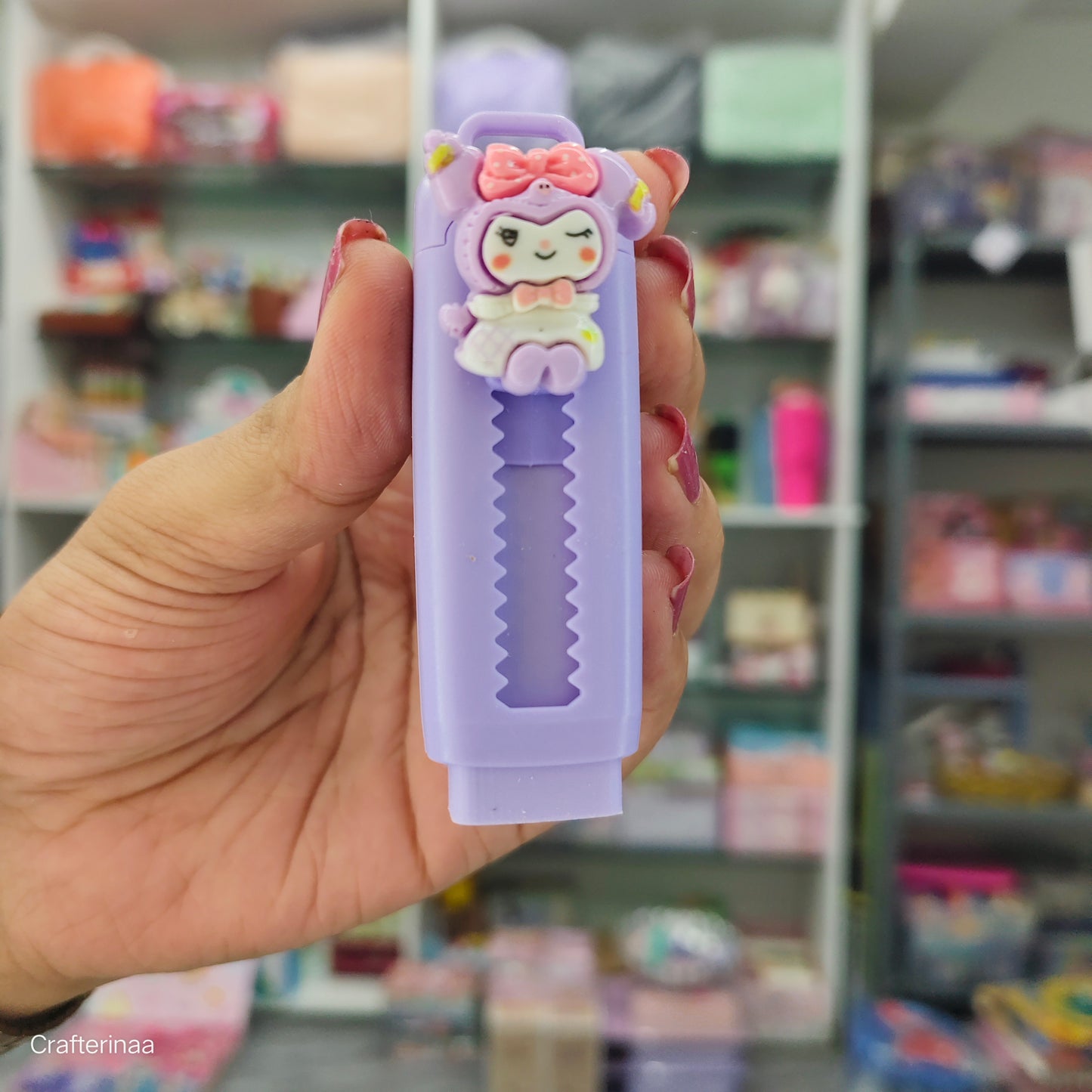 “Cute Sliding Erasers for Kids – kawaii Character Design | School Supplies"