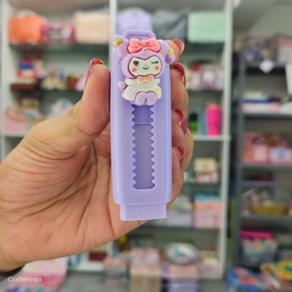 “Cute Sliding Erasers for Kids – kawaii Character Design | School Supplies"
