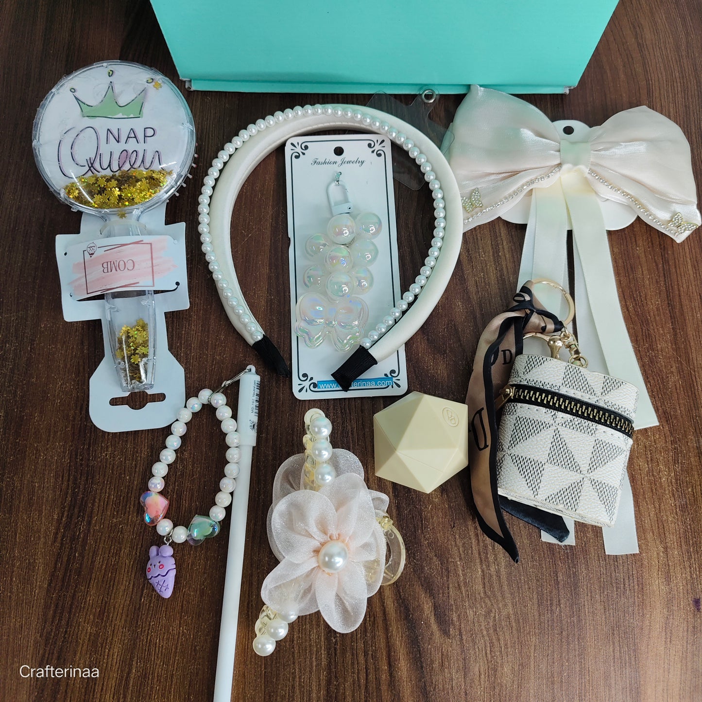 Wrapped in pastels, pearls, and pure love 💕
A Rakhi hamper that’s as beautiful and thoughtful as your bond.