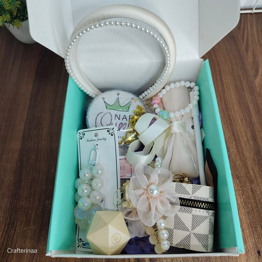 Wrapped in pastels, pearls, and pure love 💕
A Rakhi hamper that’s as beautiful and thoughtful as your bond.