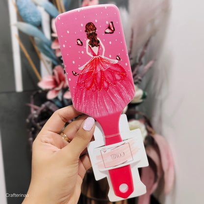 Princess Glow Hairbrush| premium hairbrush for girls