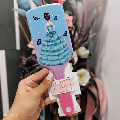Princess Glow Hairbrush| premium hairbrush for girls