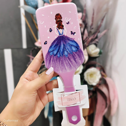 Princess Glow Hairbrush| premium hairbrush for girls