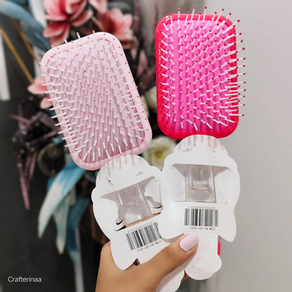 Hot Pink Hairbrush Babes| ultimate pink hair brush with doodle and glitter handle