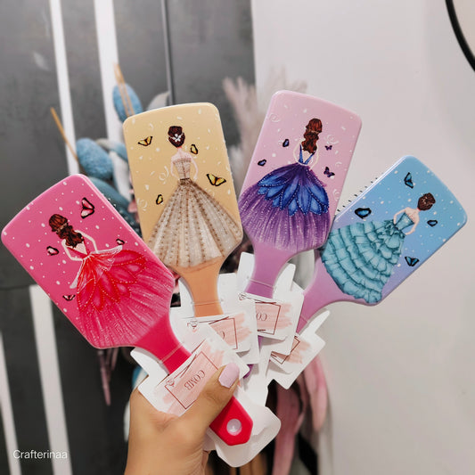 Princess Glow Hairbrush| premium hairbrush for girls