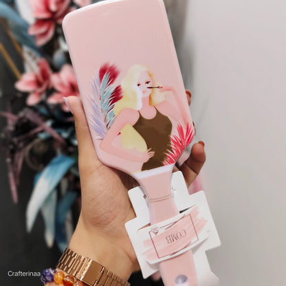 Feminine Chic Comb| Chic & Vibrant Hairbrushes