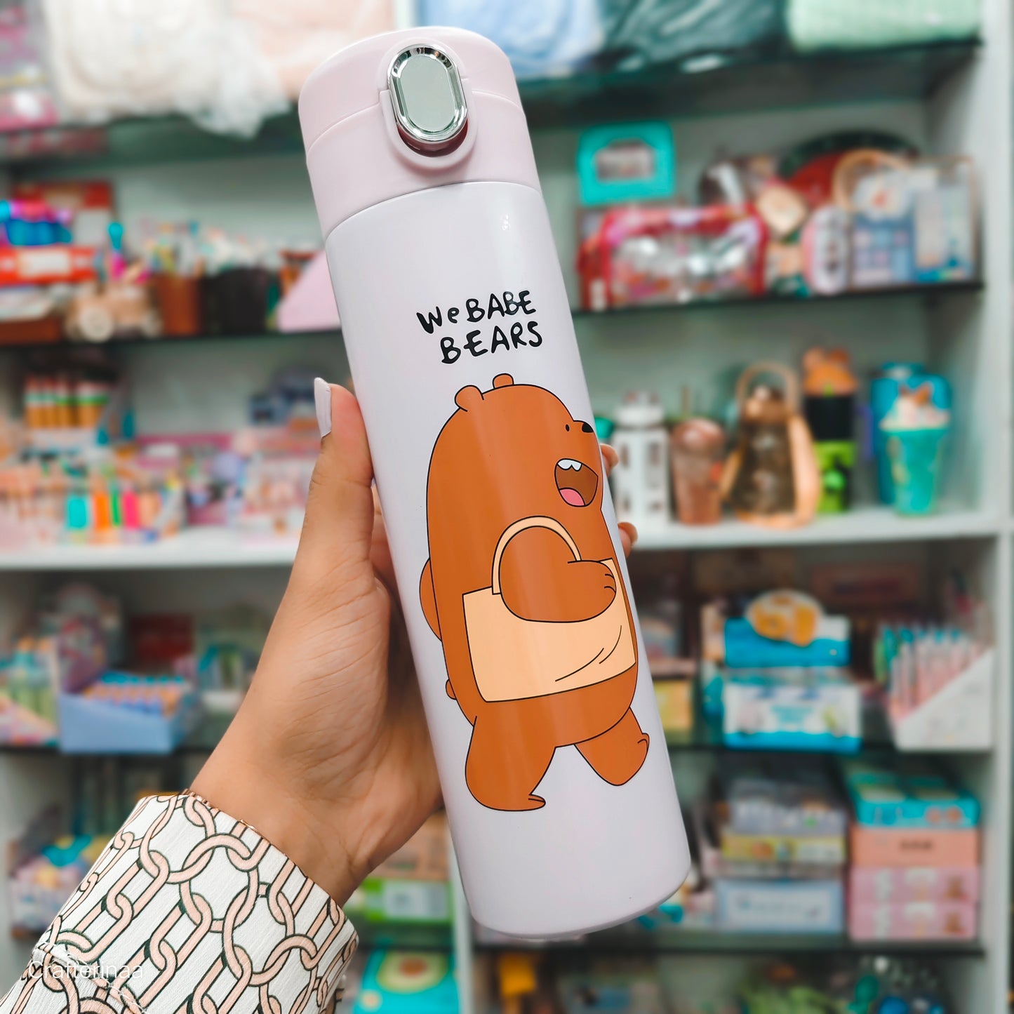 "Adorable We Bear Style Bottles – Hot & Cold Insulated Flasks"
