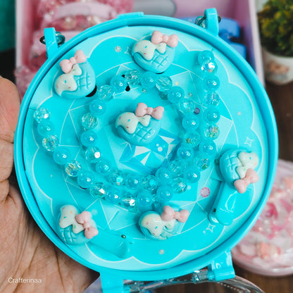 "Cute Pastel Charm Bracelets – Kawaii Beads & DIY Jewelry Kits"