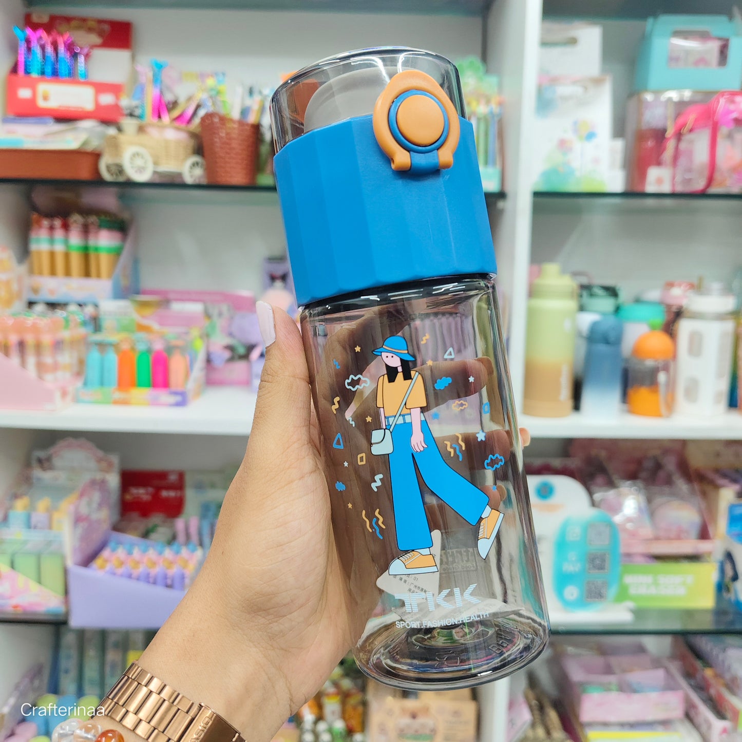 "Trendy Designer Water Bottles – Stylish Hydration for Teens & Adults"