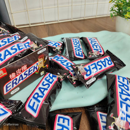 "Novelty Chocolate Bar Erasers – Perfect for Kids' Return Gifts & Pencil Cases"